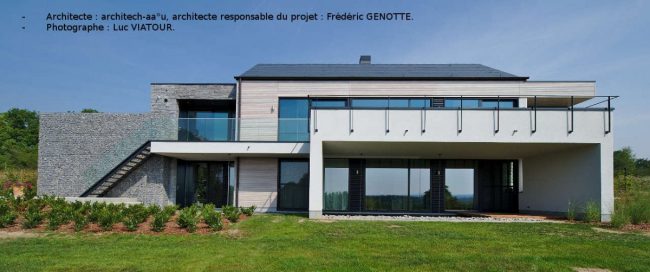 Réalisation Dinjart - Châssis Aluminium Sapa à Durbuy